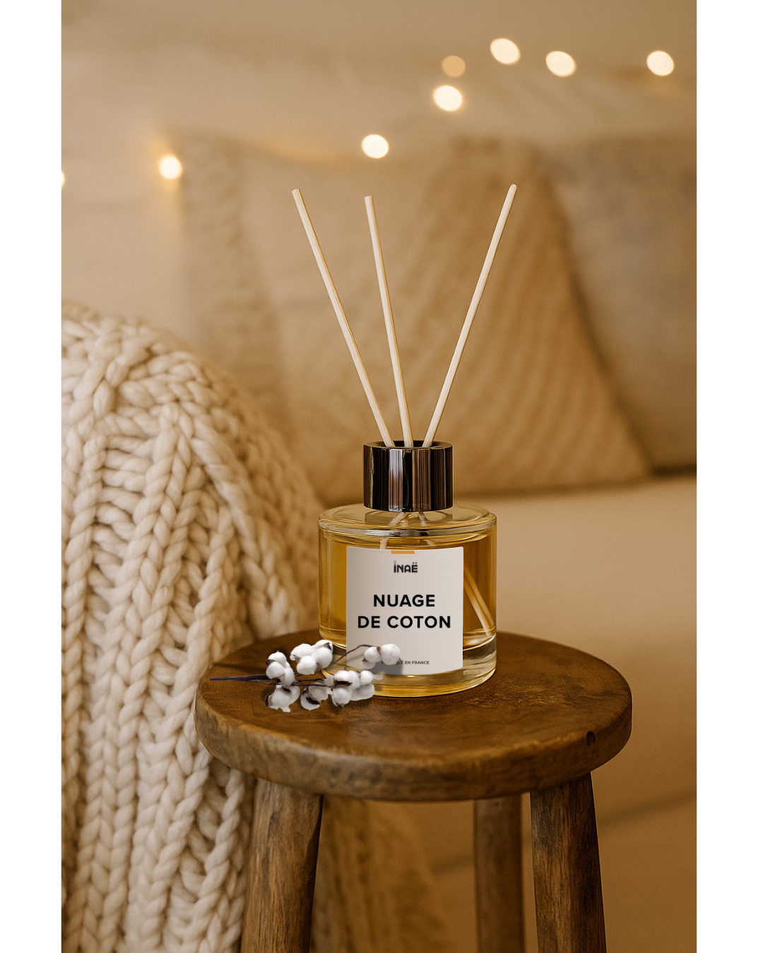 Diffuseur à bâtons "Nuage de coton " – Image 2