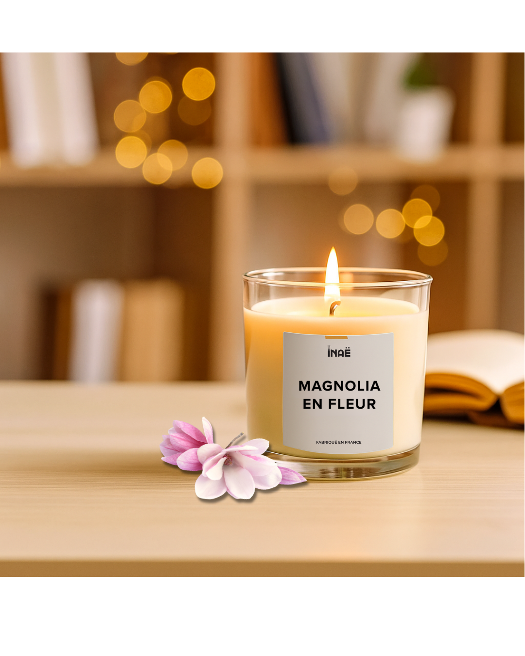 Bougie "Magnolia en fleur" – Image 2