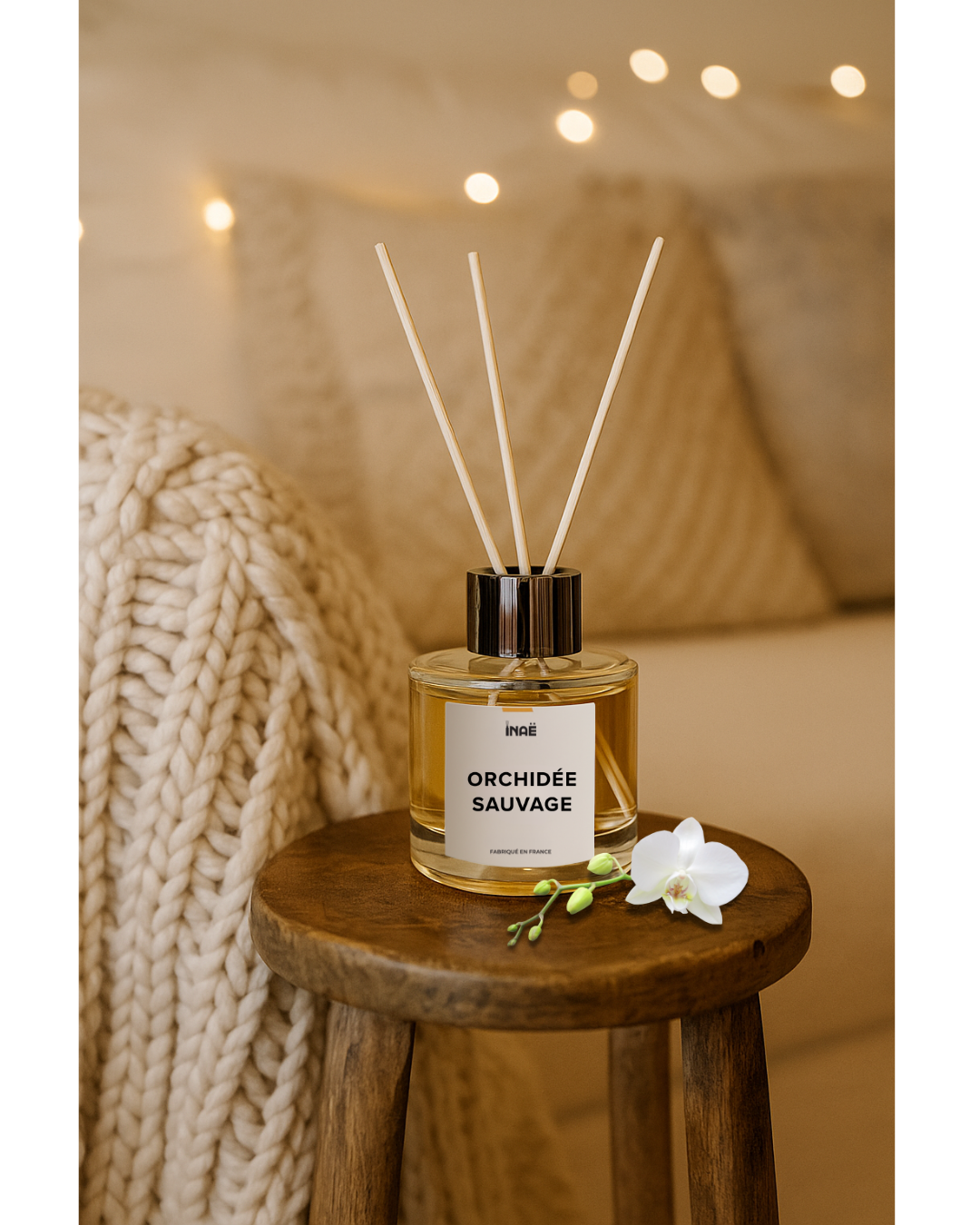 Diffuseur à bâtons "Orchidée sauvage " – Image 2
